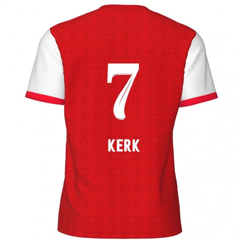 Danxen Damen Gyrano Kerk #7 Rot Weiß Heimtrikot Trikot 2024/25 T-Shirt Schweiz