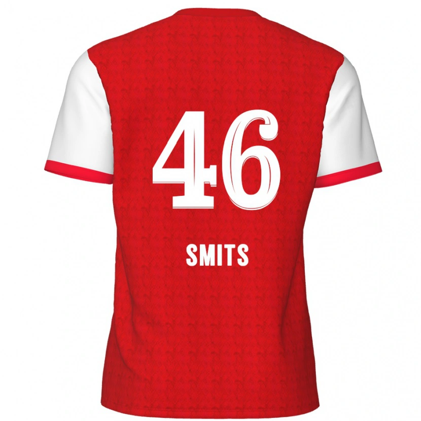 Danxen Damen Milan Smits #46 Rot Weiß Heimtrikot Trikot 2024/25 T-Shirt Schweiz
