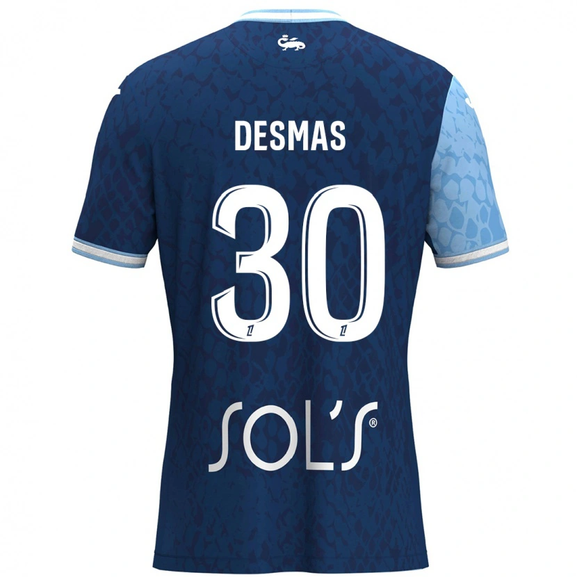 Danxen Damen Arthur Desmas #30 Himmelblau Dunkelblau Heimtrikot Trikot 2024/25 T-Shirt Schweiz