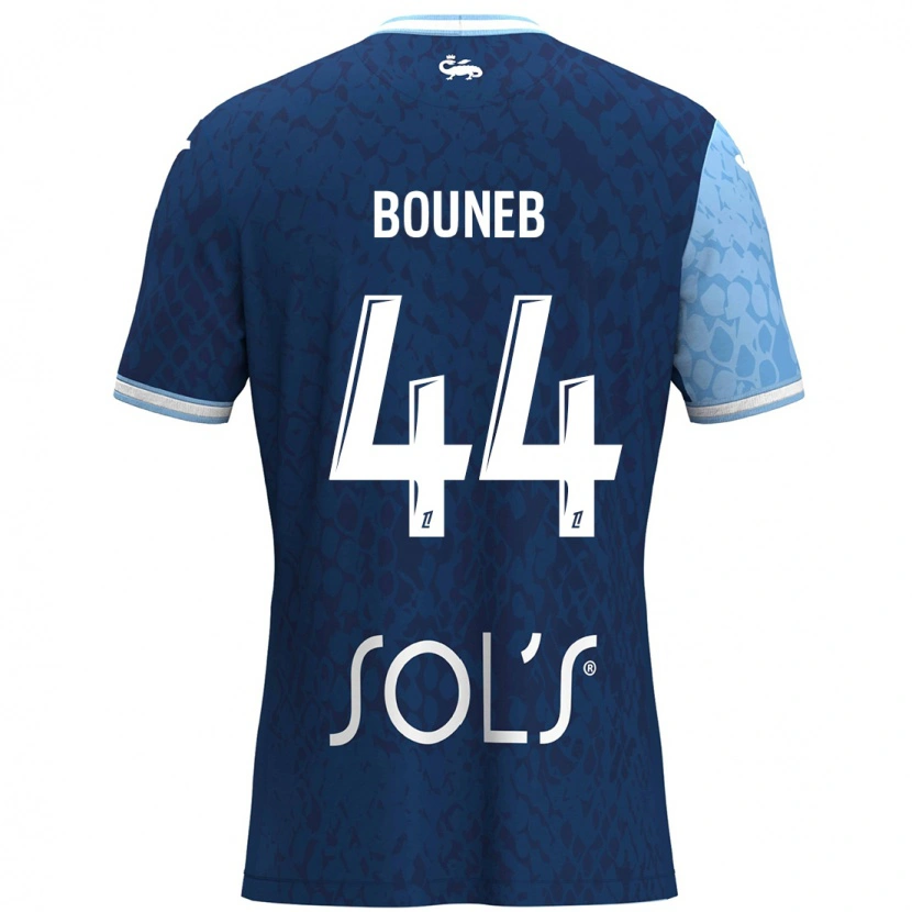 Danxen Damen Ismaïl Bouneb #44 Himmelblau Dunkelblau Heimtrikot Trikot 2024/25 T-Shirt Schweiz