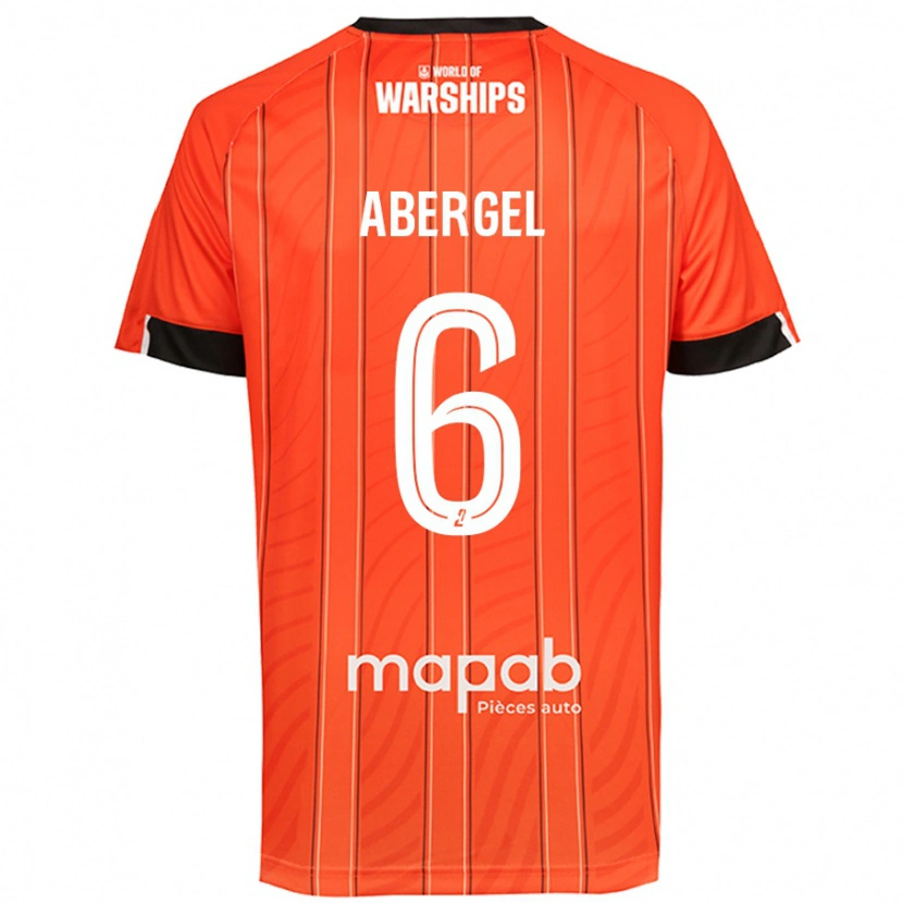 Danxen Damen Laurent Abergel #6 Orange Heimtrikot Trikot 2024/25 T-Shirt Schweiz