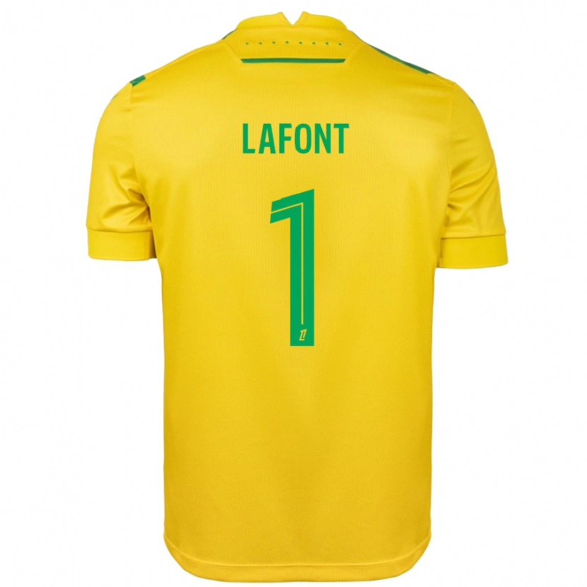 Danxen Damen Alban Lafont #1 Gelb Grün Heimtrikot Trikot 2024/25 T-Shirt Schweiz