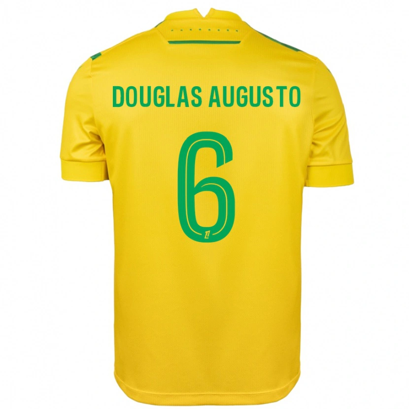 Danxen Damen Douglas Augusto #6 Gelb Grün Heimtrikot Trikot 2024/25 T-Shirt Schweiz