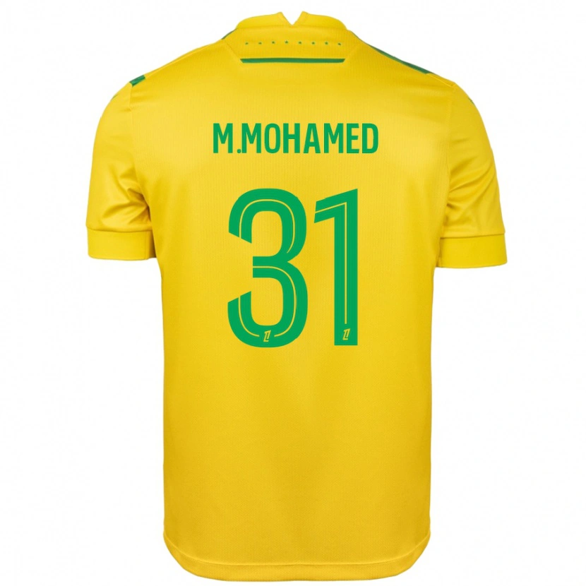 Danxen Damen Mostafa Mohamed #31 Gelb Grün Heimtrikot Trikot 2024/25 T-Shirt Schweiz