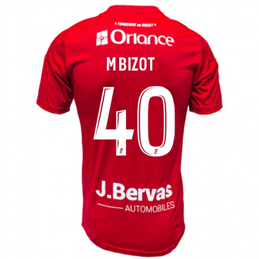 Danxen Damen Marco Bizot #40 Rot Weiß Heimtrikot Trikot 2024/25 T-Shirt Schweiz
