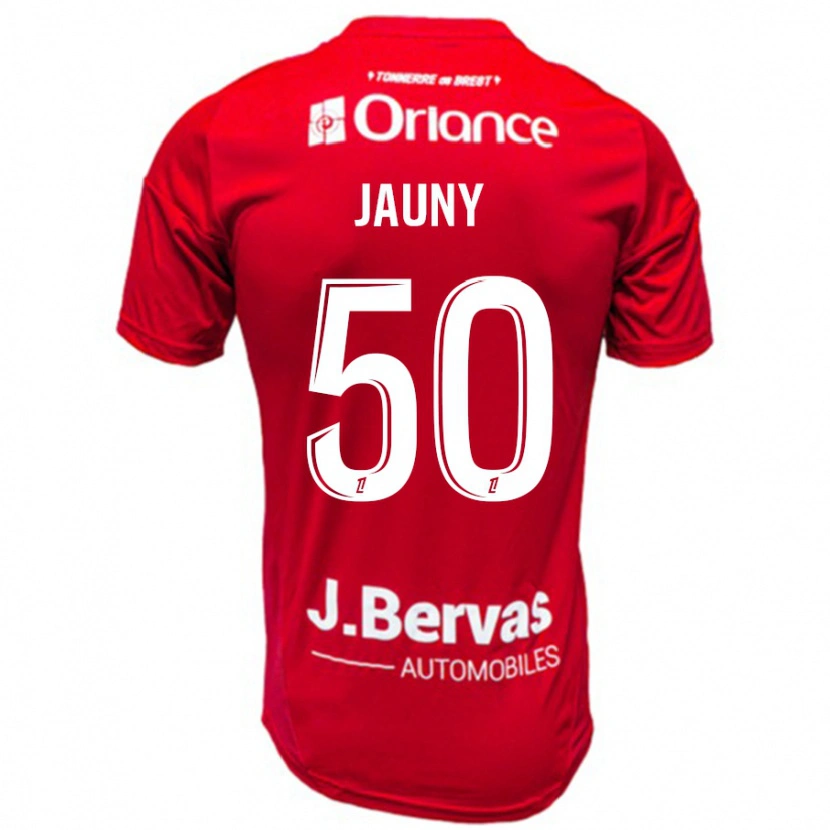Danxen Damen Noah Jauny #50 Rot Weiß Heimtrikot Trikot 2024/25 T-Shirt Schweiz