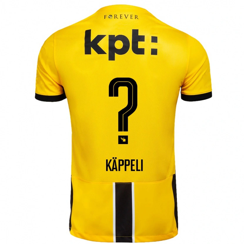 Danxen Damen Cuno Käppeli #0 Gelb Schwarz Heimtrikot Trikot 2024/25 T-Shirt Schweiz