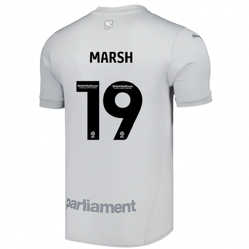 Danxen Damen Aiden Marsh #19 Silbergrau Auswärtstrikot Trikot 2024/25 T-Shirt Schweiz