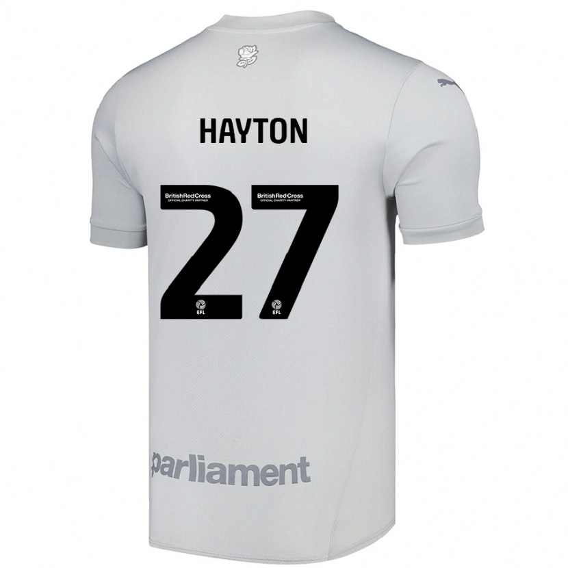 Danxen Damen Adam Hayton #27 Silbergrau Auswärtstrikot Trikot 2024/25 T-Shirt Schweiz