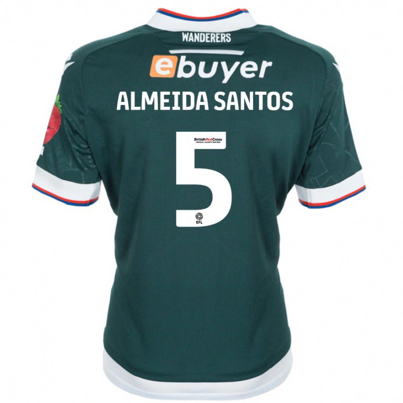 Danxen Damen Ricardo Santos #5 Dunkelgrün Auswärtstrikot Trikot 2024/25 T-Shirt Schweiz