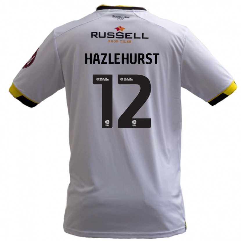 Danxen Damen Jack Hazlehurst #12 Weiß Auswärtstrikot Trikot 2024/25 T-Shirt Schweiz