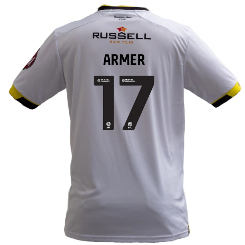 Danxen Damen Jack Armer #17 Weiß Auswärtstrikot Trikot 2024/25 T-Shirt Schweiz