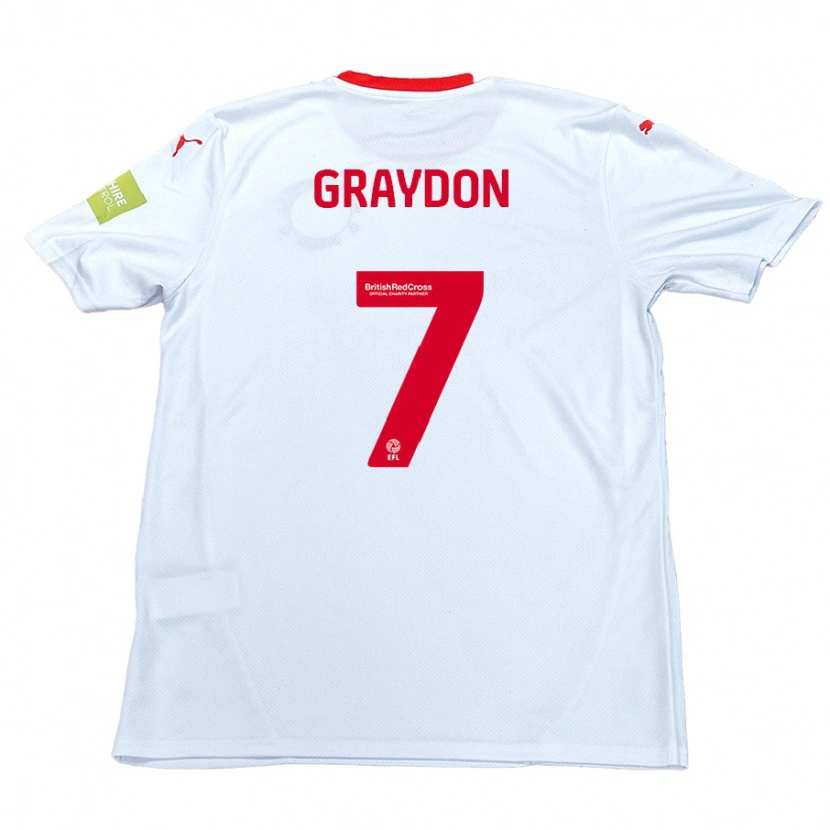 Danxen Damen Ryan Graydon #7 Weiß Auswärtstrikot Trikot 2024/25 T-Shirt Schweiz