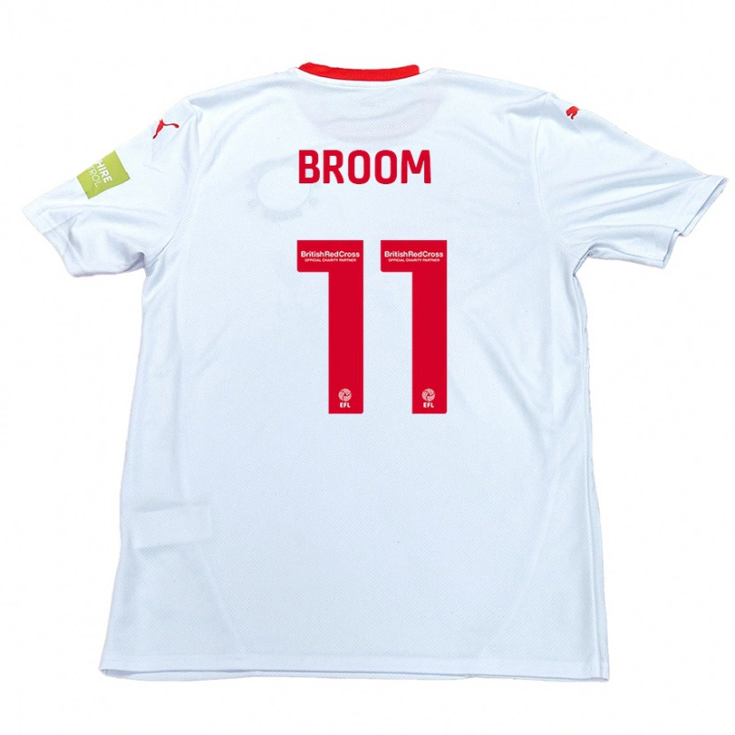 Danxen Damen Ryan Broom #11 Weiß Auswärtstrikot Trikot 2024/25 T-Shirt Schweiz
