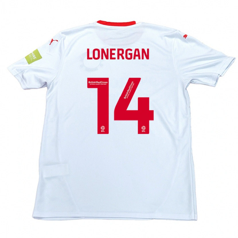 Danxen Damen Tommy Lonergan #14 Weiß Auswärtstrikot Trikot 2024/25 T-Shirt Schweiz