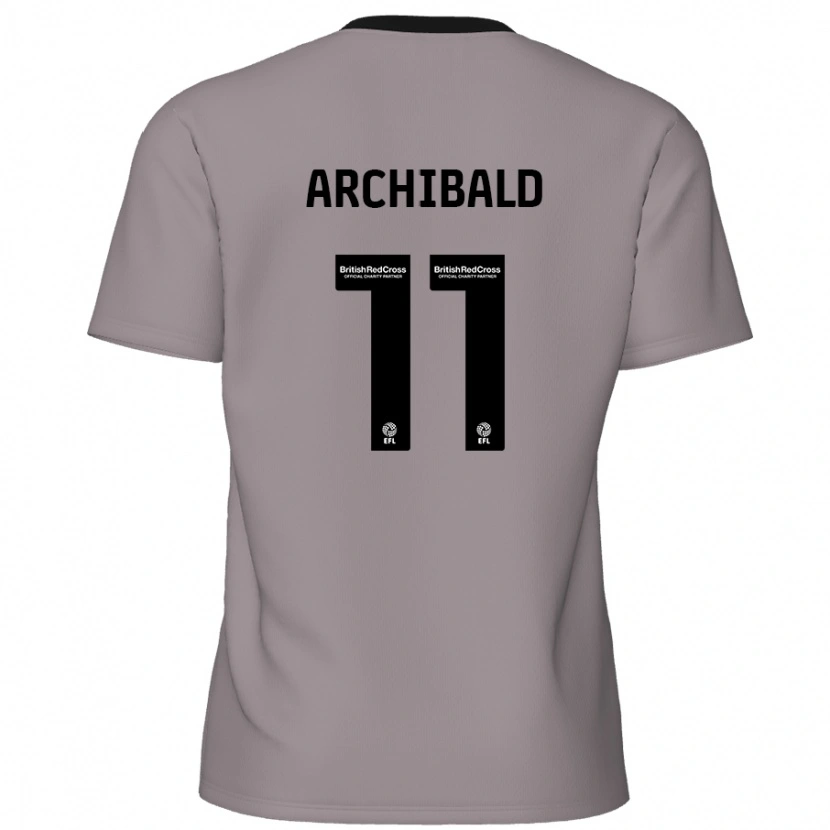 Danxen Damen Theo Archibald #11 Grau Auswärtstrikot Trikot 2024/25 T-Shirt Schweiz