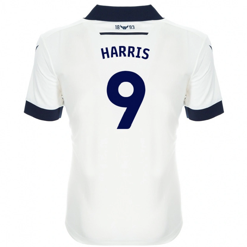 Danxen Damen Mark Harris #9 Weiß Marineblau Auswärtstrikot Trikot 2024/25 T-Shirt Schweiz