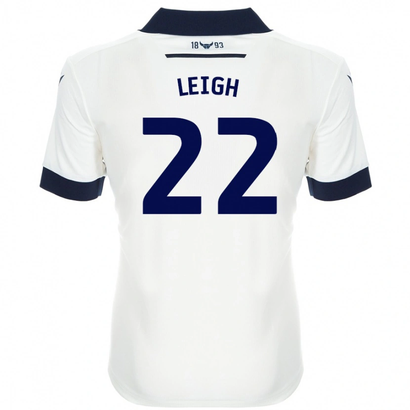 Danxen Damen Greg Leigh #22 Weiß Marineblau Auswärtstrikot Trikot 2024/25 T-Shirt Schweiz