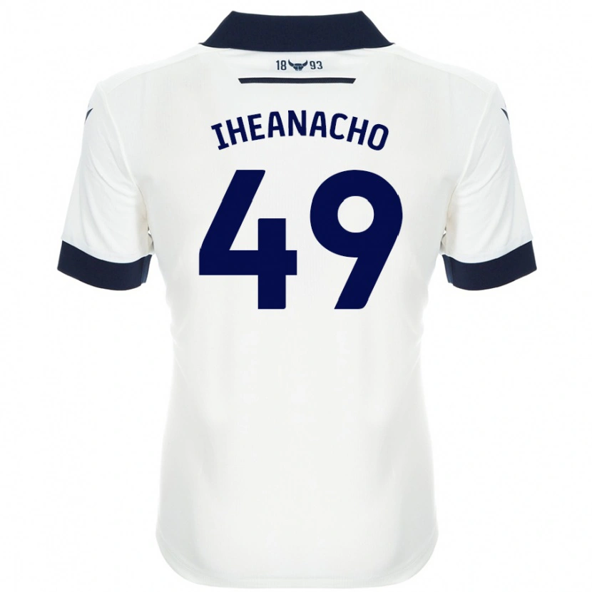 Danxen Damen Josh Iheanacho #49 Weiß Marineblau Auswärtstrikot Trikot 2024/25 T-Shirt Schweiz