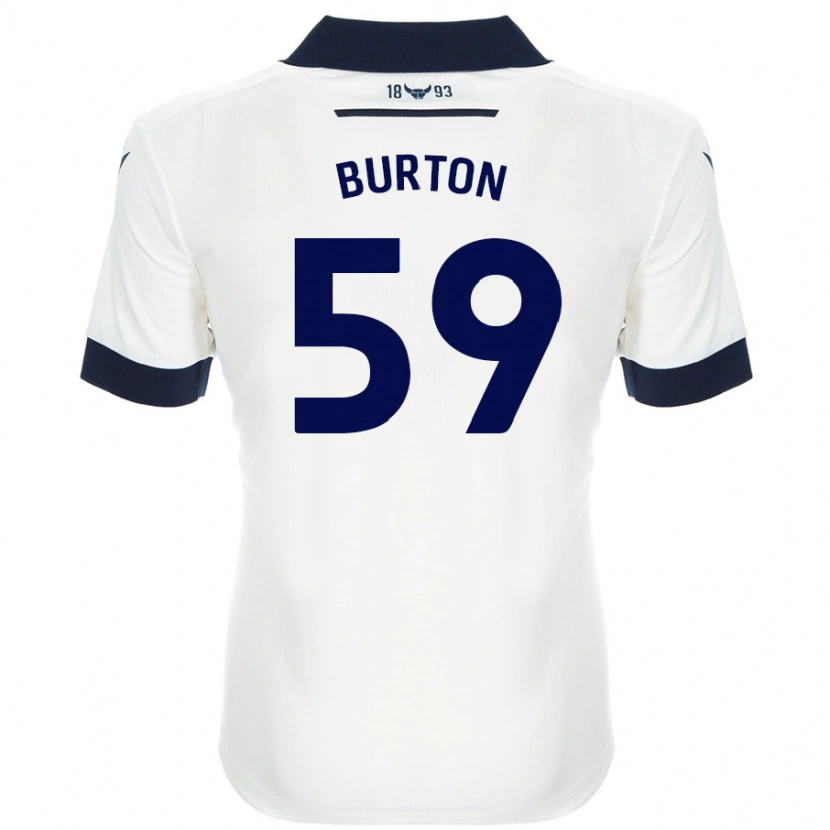 Danxen Damen Kasway Burton #59 Weiß Marineblau Auswärtstrikot Trikot 2024/25 T-Shirt Schweiz