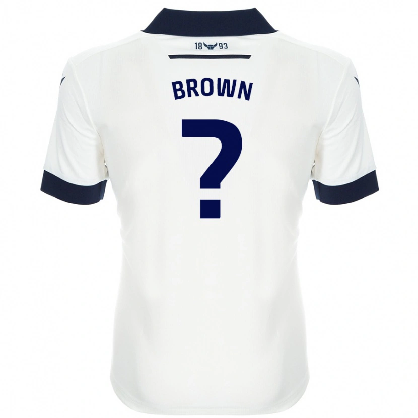 Danxen Damen Georgia Brown #0 Weiß Marineblau Auswärtstrikot Trikot 2024/25 T-Shirt Schweiz