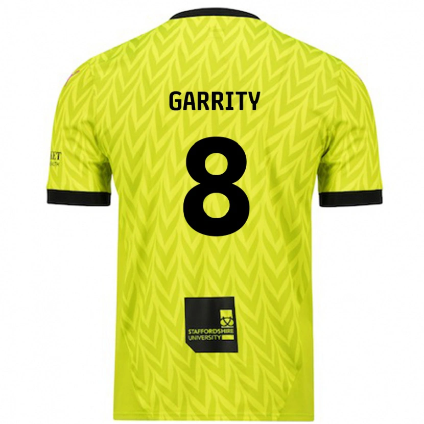 Danxen Damen Ben Garrity #8 Fluoreszierend Grün Auswärtstrikot Trikot 2024/25 T-Shirt Schweiz