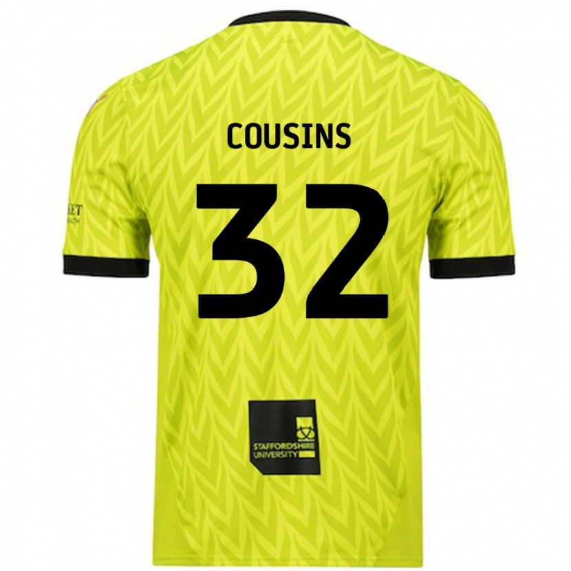 Danxen Damen Logan Cousins #32 Fluoreszierend Grün Auswärtstrikot Trikot 2024/25 T-Shirt Schweiz