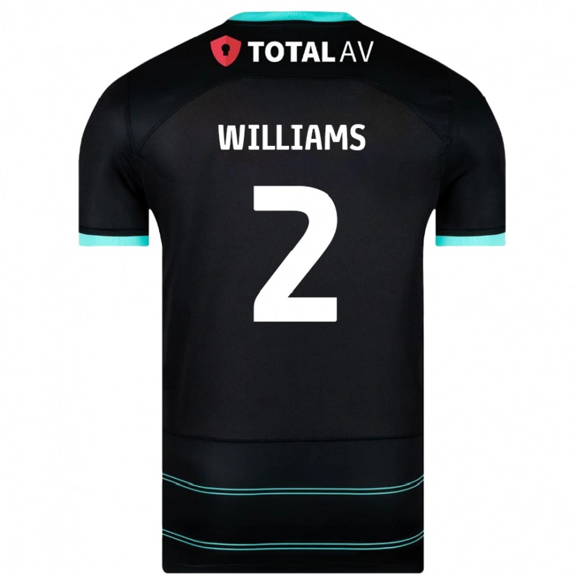 Danxen Damen Jordan Williams #2 Schwarz Auswärtstrikot Trikot 2024/25 T-Shirt Schweiz