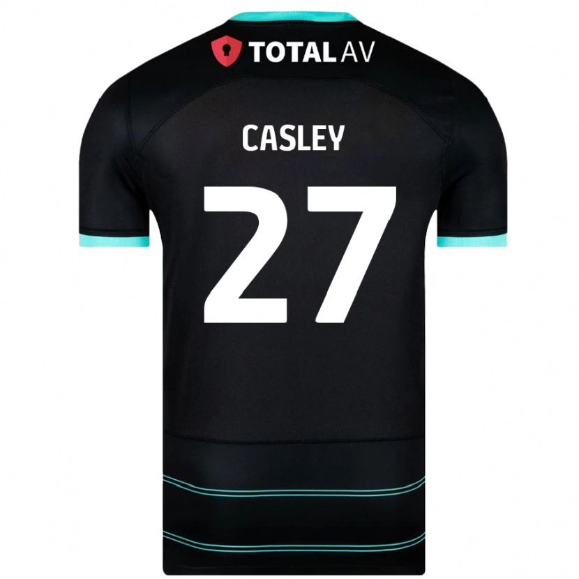 Danxen Damen Riva Casley #27 Schwarz Auswärtstrikot Trikot 2024/25 T-Shirt Schweiz