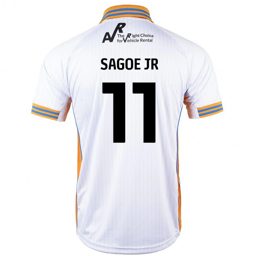 Danxen Damen Charles Sagoe Jr #11 Weiß Auswärtstrikot Trikot 2024/25 T-Shirt Schweiz
