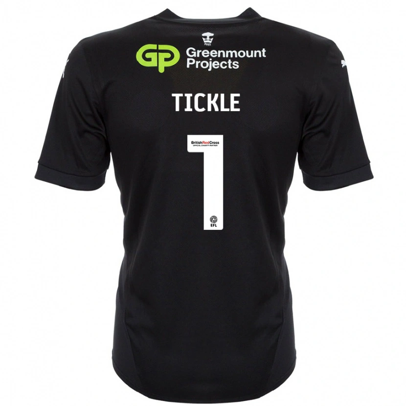 Danxen Damen Sam Tickle #1 Schwarz Auswärtstrikot Trikot 2024/25 T-Shirt Schweiz