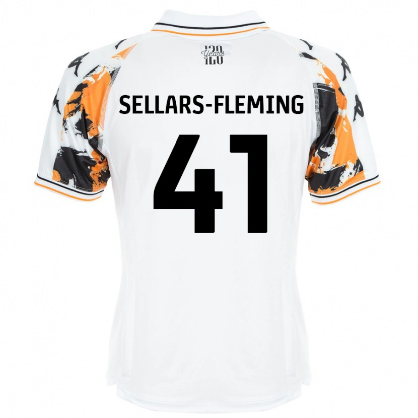Danxen Damen Tyrell Sellars-Fleming #41 Weiß Auswärtstrikot Trikot 2024/25 T-Shirt Schweiz