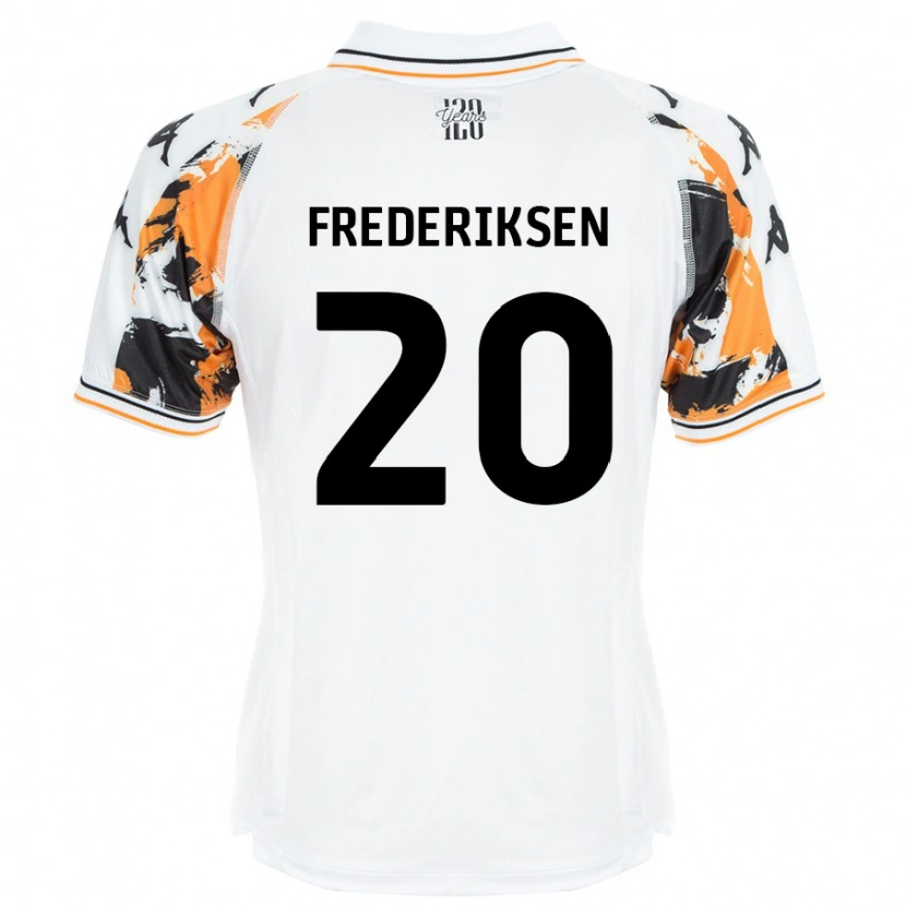 Danxen Damen Abbey Frederiksen #20 Weiß Auswärtstrikot Trikot 2024/25 T-Shirt Schweiz