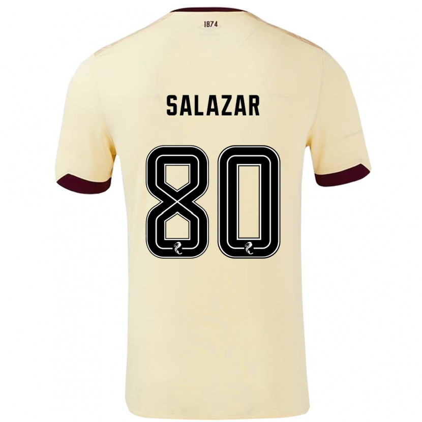 Danxen Damen Andrés Salazar #80 Creme Burgunderrot Auswärtstrikot Trikot 2024/25 T-Shirt Schweiz