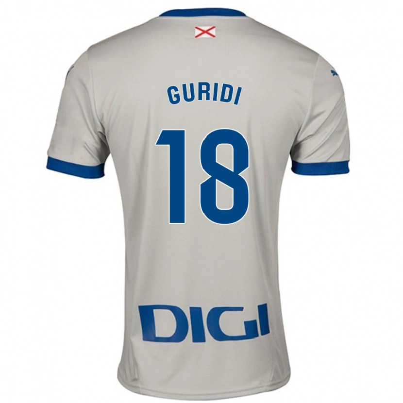 Danxen Damen Jon Guridi #18 Hellgrau Auswärtstrikot Trikot 2024/25 T-Shirt Schweiz