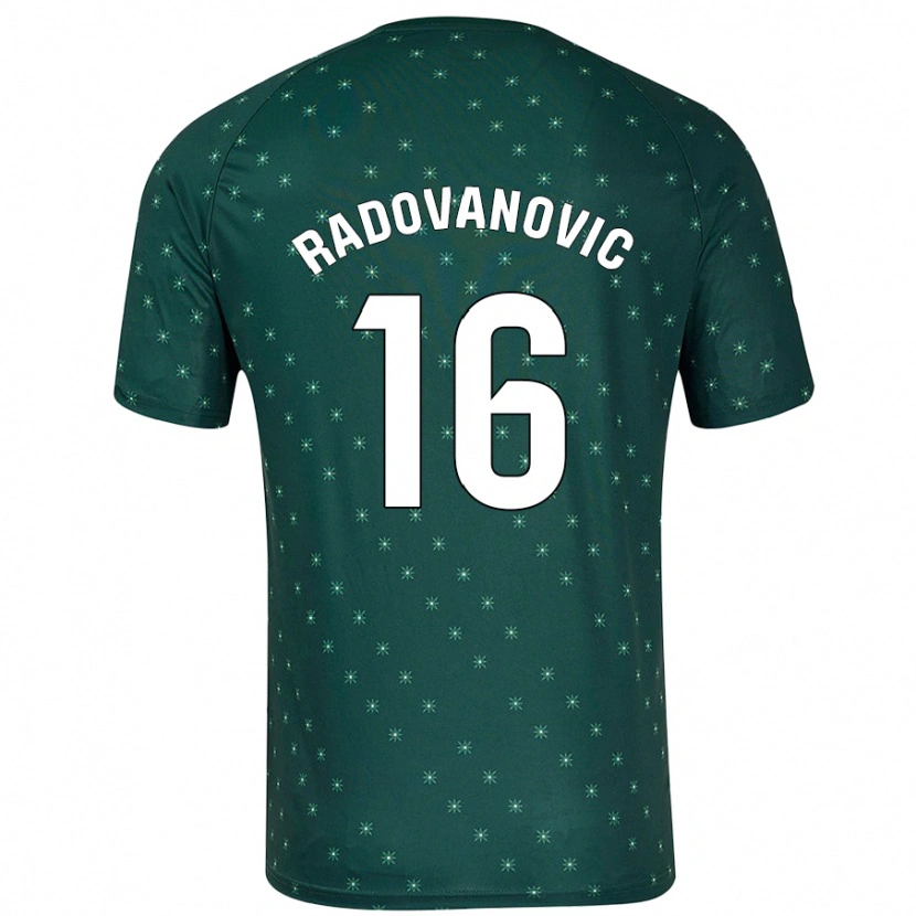 Danxen Damen Aleksandar Radovanovic #16 Dunkelgrün Auswärtstrikot Trikot 2024/25 T-Shirt Schweiz