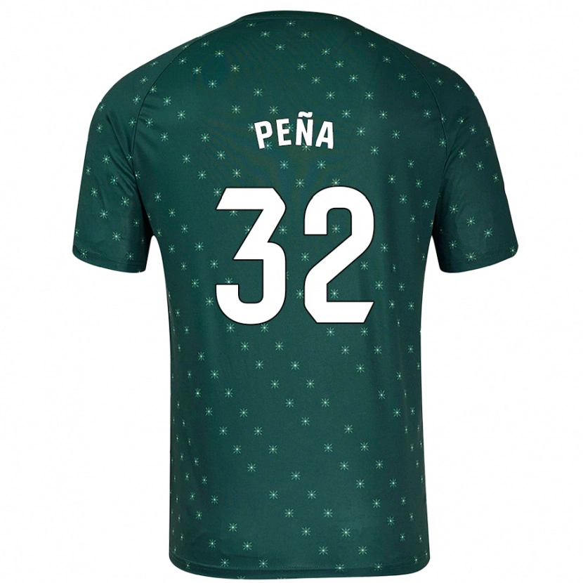 Danxen Damen Marcos Peña #32 Dunkelgrün Auswärtstrikot Trikot 2024/25 T-Shirt Schweiz