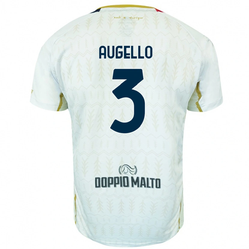 Danxen Damen Tommaso Augello #3 Weiß Auswärtstrikot Trikot 2024/25 T-Shirt Schweiz