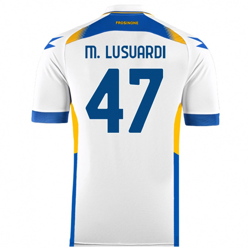 Danxen Damen Mateus Lusuardi #47 Weiß Auswärtstrikot Trikot 2024/25 T-Shirt Schweiz