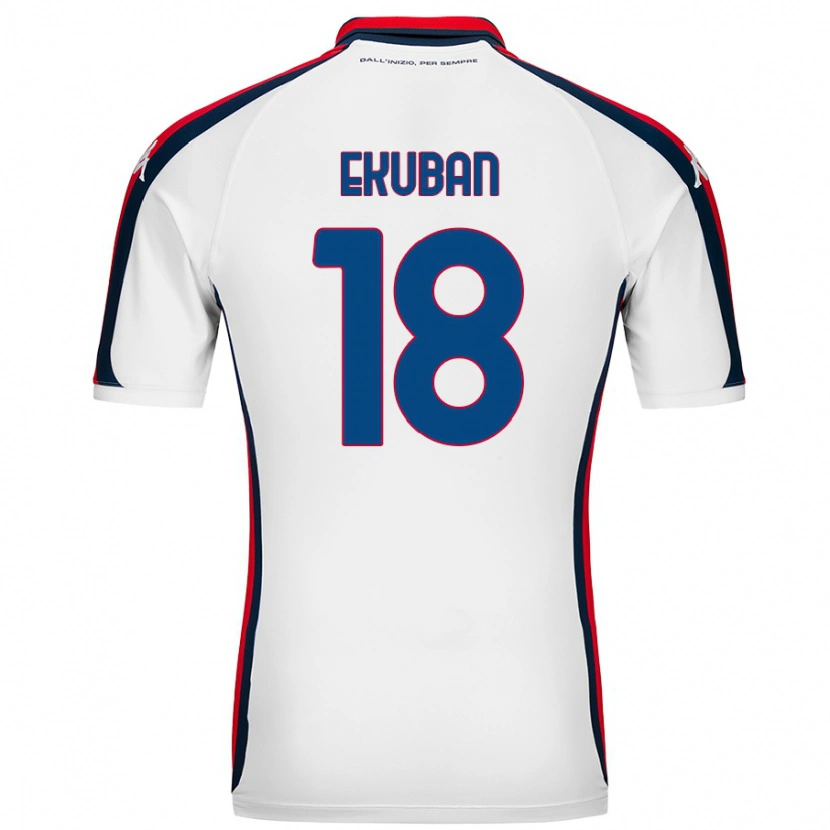 Danxen Damen Caleb Ekuban #18 Weiß Auswärtstrikot Trikot 2024/25 T-Shirt Schweiz