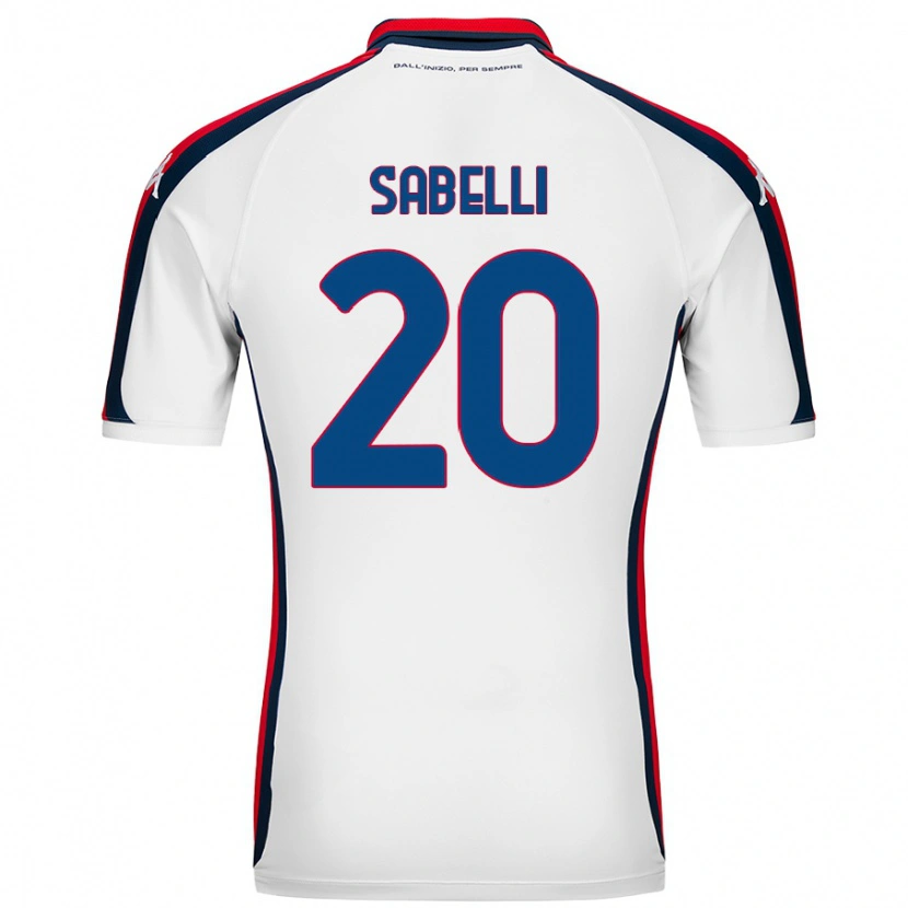 Danxen Damen Stefano Sabelli #20 Weiß Auswärtstrikot Trikot 2024/25 T-Shirt Schweiz