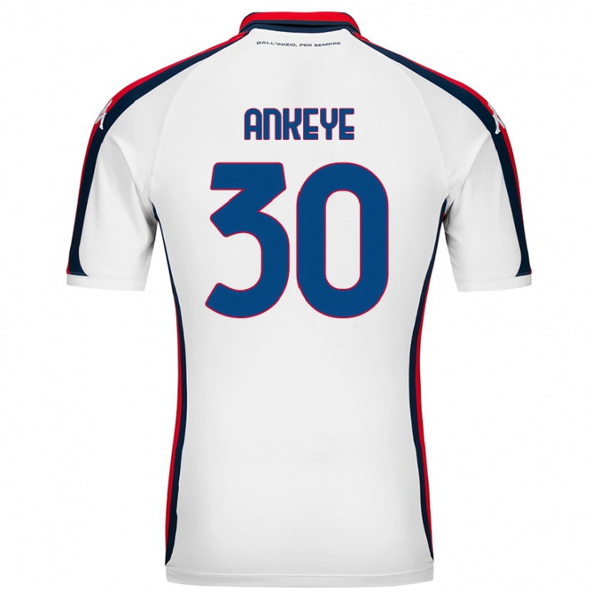 Danxen Damen David Ankeye #30 Weiß Auswärtstrikot Trikot 2024/25 T-Shirt Schweiz