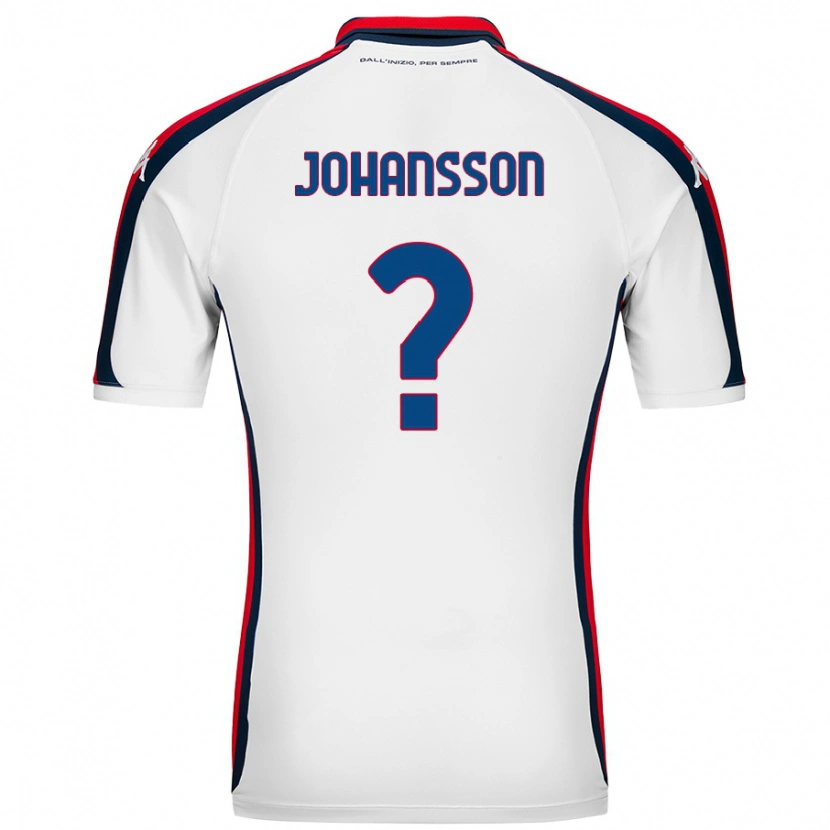 Danxen Damen Vincent Johansson #0 Weiß Auswärtstrikot Trikot 2024/25 T-Shirt Schweiz