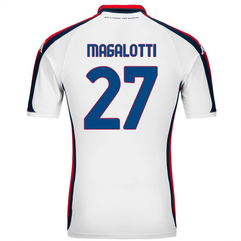 Danxen Damen Gabriele Magalotti #27 Weiß Auswärtstrikot Trikot 2024/25 T-Shirt Schweiz