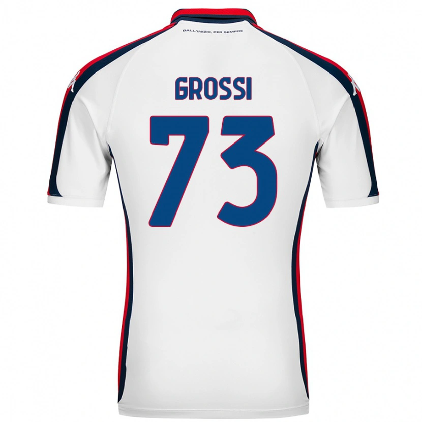 Danxen Damen Jacopo Grossi #73 Weiß Auswärtstrikot Trikot 2024/25 T-Shirt Schweiz