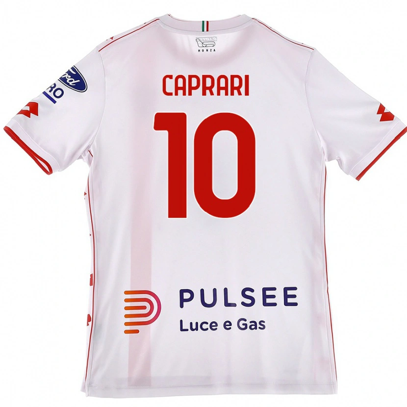 Danxen Damen Gianluca Caprari #10 Weiß Rot Auswärtstrikot Trikot 2024/25 T-Shirt Schweiz