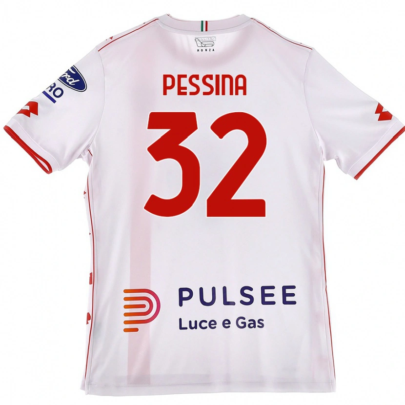 Danxen Damen Matteo Pessina #32 Weiß Rot Auswärtstrikot Trikot 2024/25 T-Shirt Schweiz