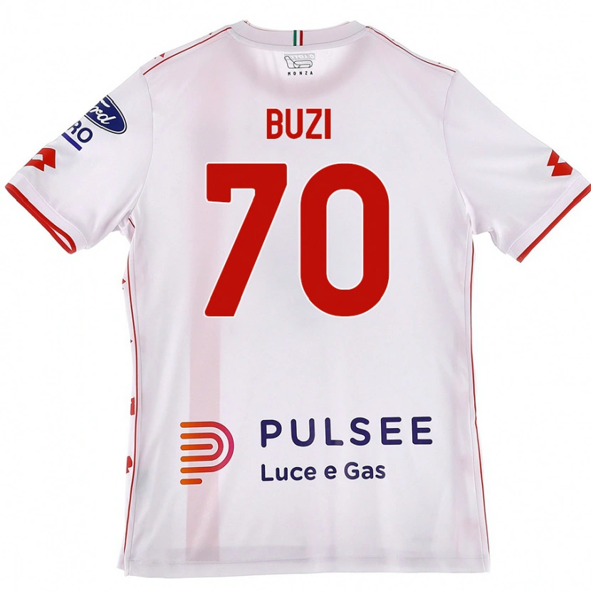 Danxen Damen Luis Buzi #70 Weiß Rot Auswärtstrikot Trikot 2024/25 T-Shirt Schweiz