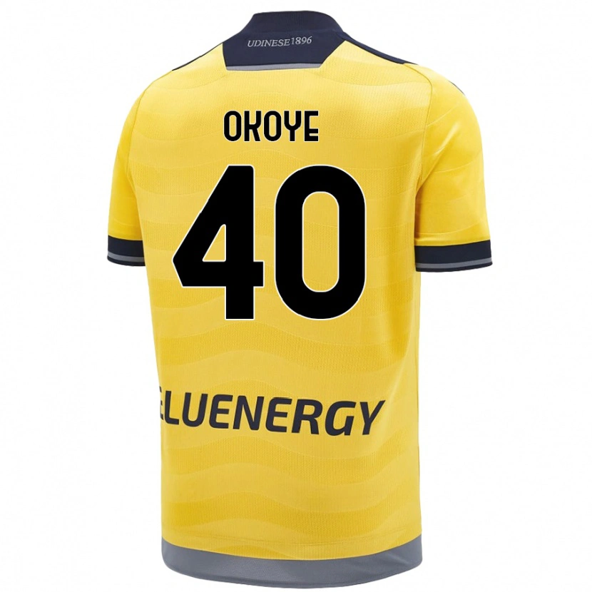 Danxen Damen Maduka Okoye #40 Golden Auswärtstrikot Trikot 2024/25 T-Shirt Schweiz