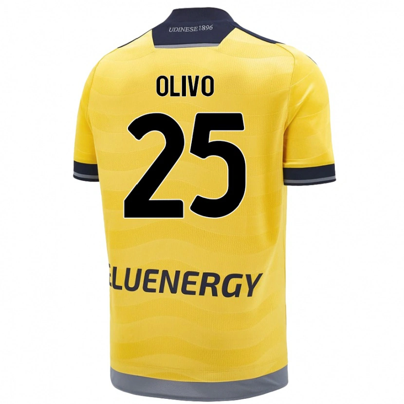 Danxen Damen Gioele Olivo #25 Golden Auswärtstrikot Trikot 2024/25 T-Shirt Schweiz